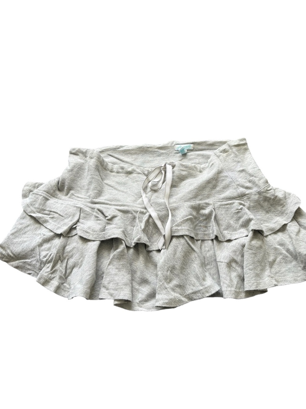 Y2K Abercrombie and Fitch grey micro mini skirt